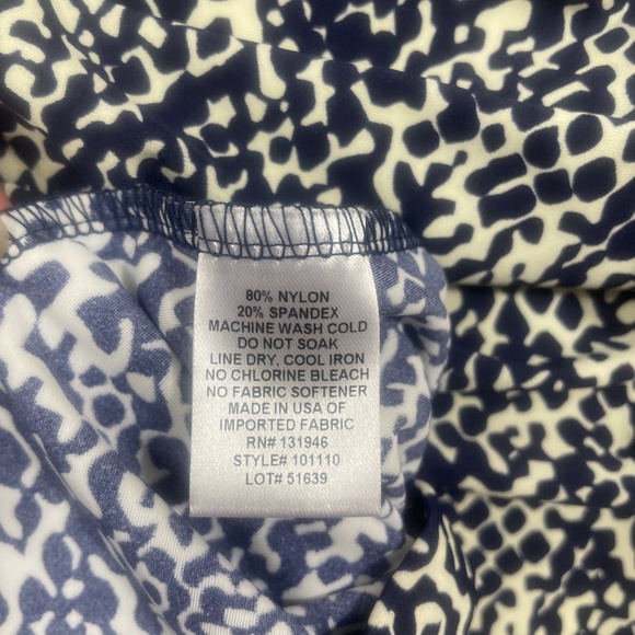 Jude Connally Medium White Navy Sheath Dress - Picture 4 of 5